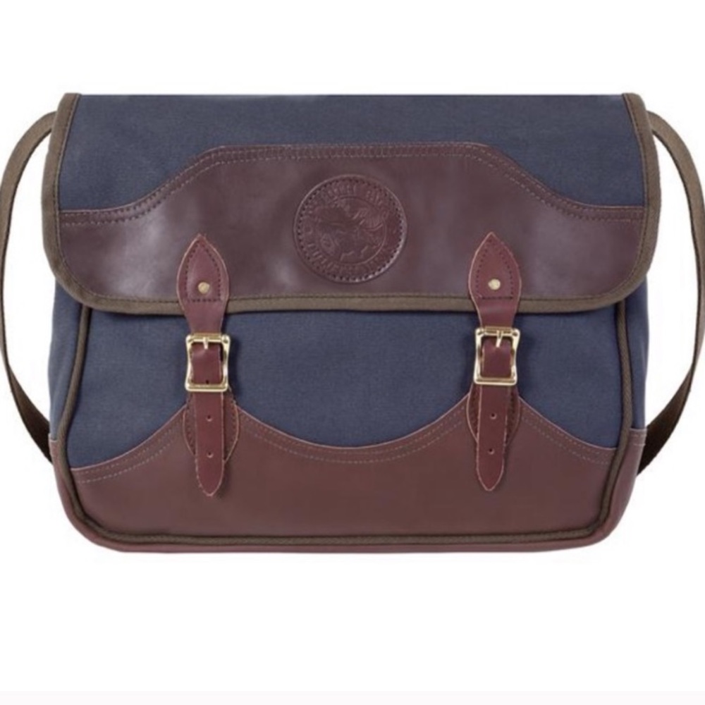 Duluth Pack Deluxe Book Bag Navy Messenger